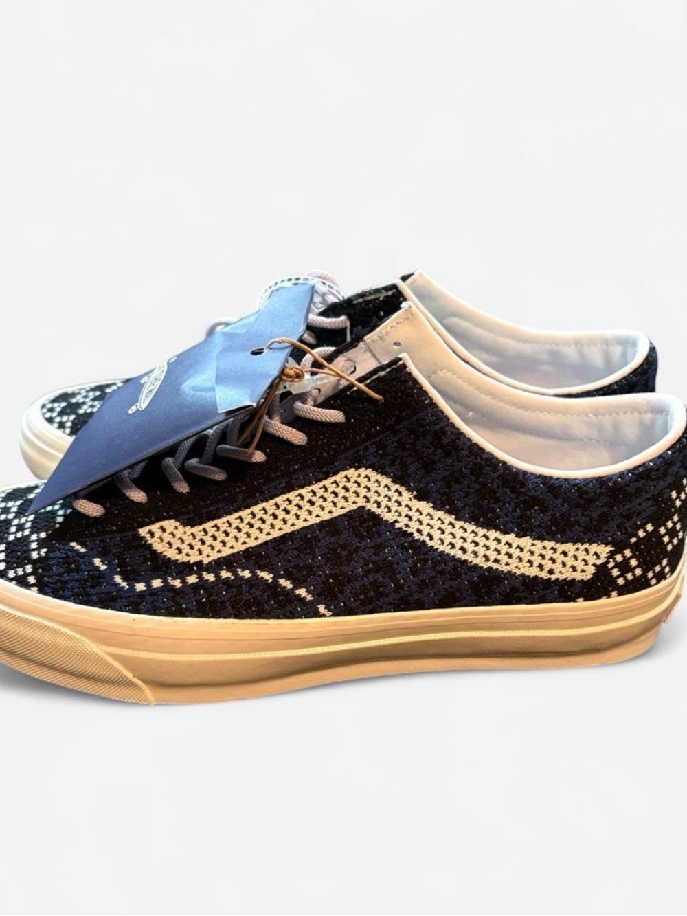 Vans Premium Lx Old Skool 36 Ek Knit Cheetah Navy Size 10.5 Mens Brand New